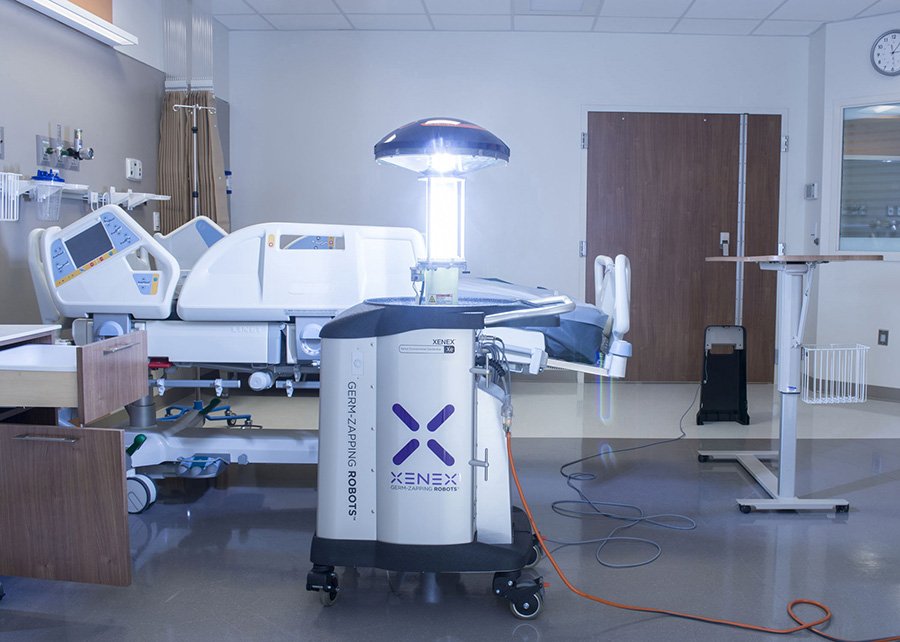 Xenon UV Disinfection Robot For Shower