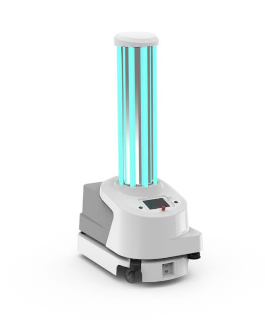 pulsed light disinfection robot